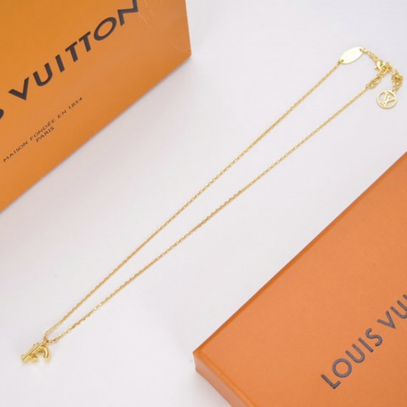 Golden necklace - Picture 5 of 7